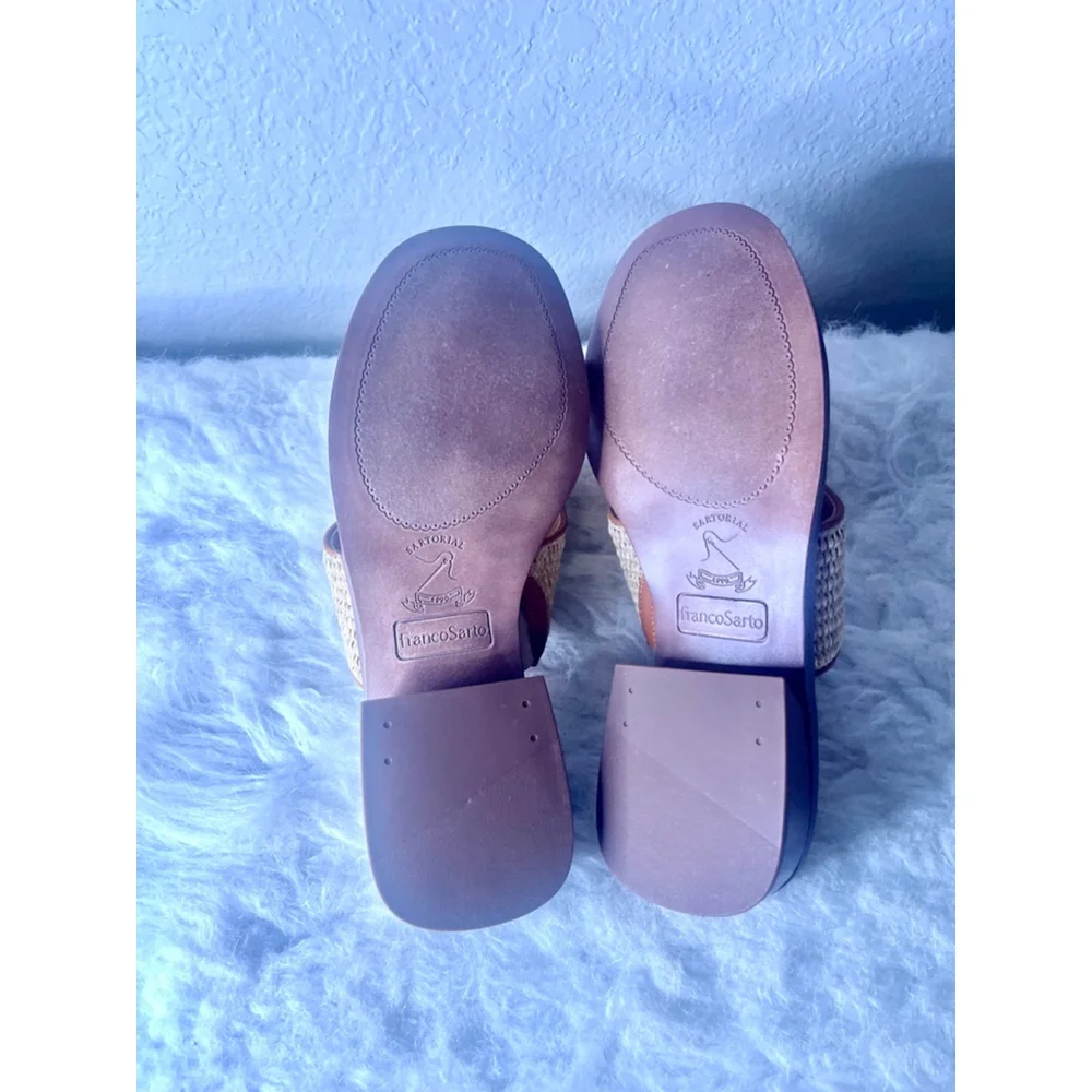 Franco Sarto Sia Slide Sandals Women Size 9.5M